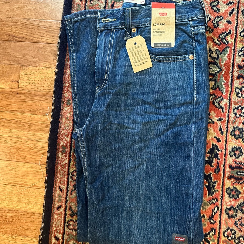Levi's Blue Straight Leg Women's Jeans